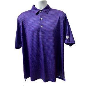 Donald Ross Golf Polo red/blue size Large with Country Club emblem 1926